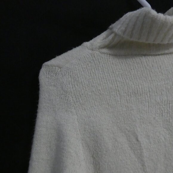 CLOCKHOUSE | UK size 12 | Cream Knit Turtleneck Sweater - Picture 10 of 16